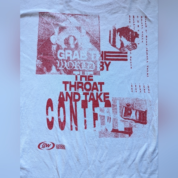 Guerilla Warfare Grab The World By The Throat And Take Control T-shirt - Picture 3 of 10